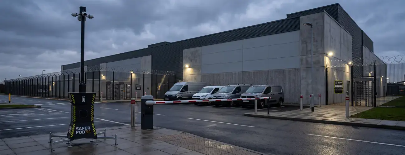 Safer POD S4 securing the carpark of a critical infrastructure building.